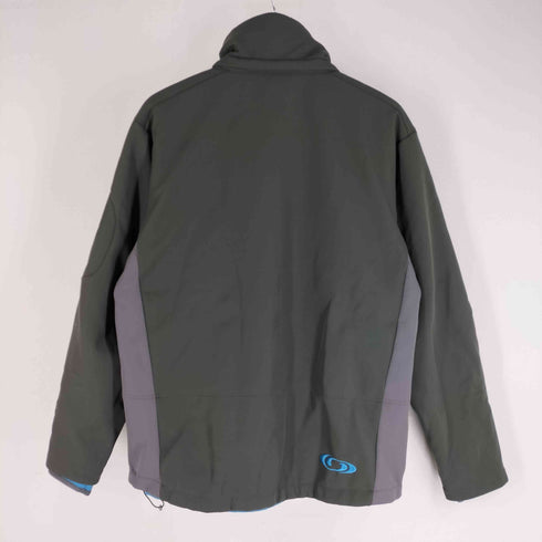 サロモン SALOMON 00s 旧ロゴ リバーシブルライナー取外可 dima pro SOFT SHELL acti THERM ソフトシェルジャケット アーカイブ ボンディング メンズ L