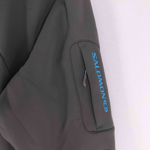 サロモン SALOMON 00s 旧ロゴ リバーシブルライナー取外可 dima pro SOFT SHELL acti THERM ソフトシェルジャケット アーカイブ ボンディング メンズ L