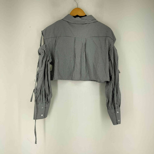 ヘザー Heather アームオープン L/S ストライプシャツ レディース
