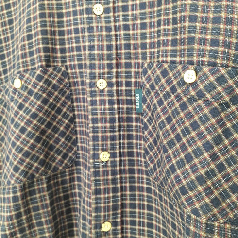 ユーエスポロアッスン U.S.POLO ASSN ネルシャツ メンズ JPN:M