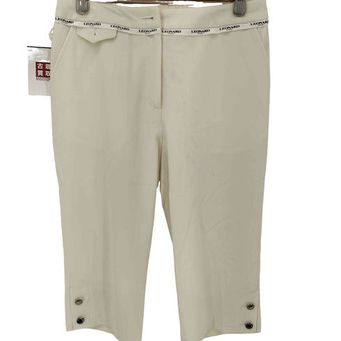 レオナールスポーツ LEONARD SPORT エステルウレタンクロップドパンツ レディース JPN:40