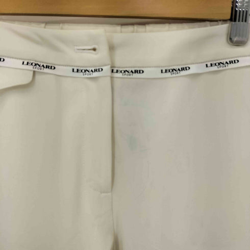レオナールスポーツ LEONARD SPORT エステルウレタンクロップドパンツ レディース JPN:40