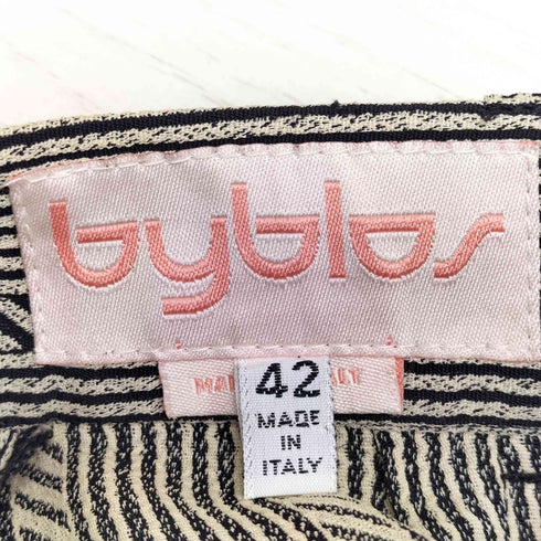 byblos レーヨン混 ワイドスラックス レディース 42