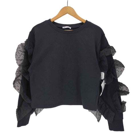 ザラ ZARA シア―ドッキング スウェット レディース JPN:S
