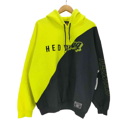 hedwing} バイカラー プルオーバーフーディー レディース FREE