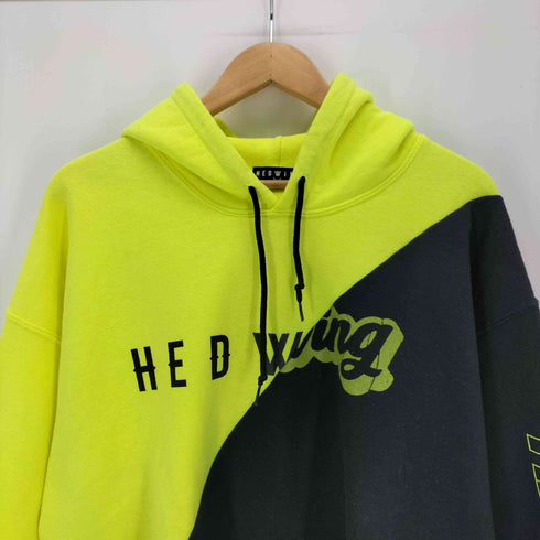 hedwing} バイカラー プルオーバーフーディー レディース FREE