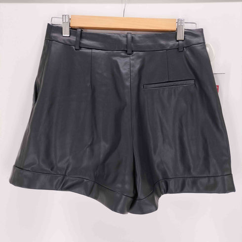 ザラ ZARA エコレザーショーツ レディース JPN:M
