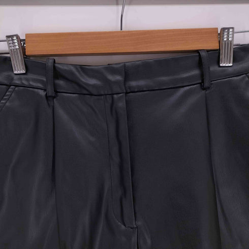 ザラ ZARA エコレザーショーツ レディース JPN:M