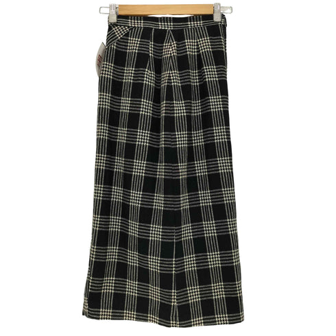 コムデギャルソン COMME des GARCONS AD表記無 チェック柄 ウールスカート レディース JPN:S