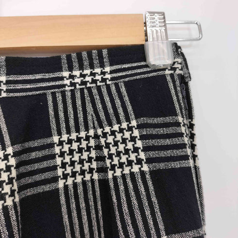 コムデギャルソン COMME des GARCONS AD表記無 チェック柄 ウールスカート レディース JPN:S
