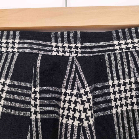 コムデギャルソン COMME des GARCONS AD表記無 チェック柄 ウールスカート レディース JPN:S