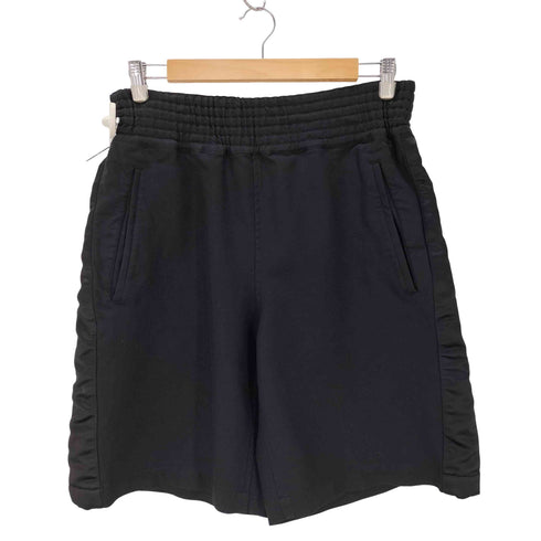 ブラックコムデギャルソン BLACK COMME des GARCONS 17SS ポリエステル サイド切り替え イージーワイドショーツ バミューダショーツ メンズ JPN:S