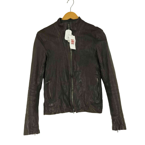 ユリウス JULIUS 09AW LAMB LEATHER JACKET シングルライダースジャケット メンズ JPN:1