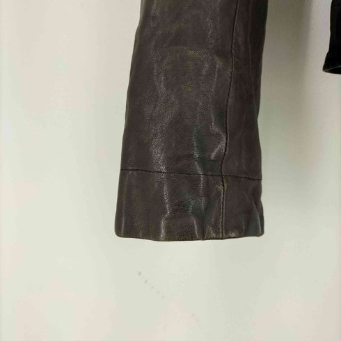 ユリウス JULIUS 09AW LAMB LEATHER JACKET シングルライダースジャケット メンズ JPN:1
