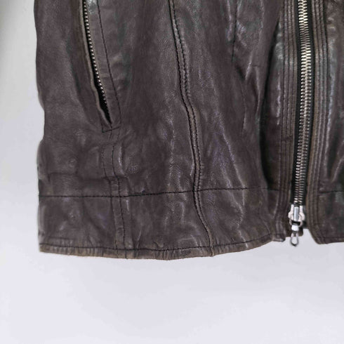 ユリウス JULIUS 09AW LAMB LEATHER JACKET シングルライダースジャケット メンズ JPN:1