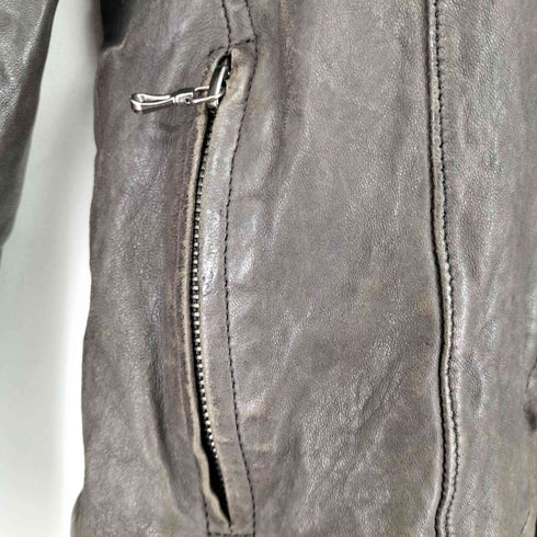 ユリウス JULIUS 09AW LAMB LEATHER JACKET シングルライダースジャケット メンズ JPN:1