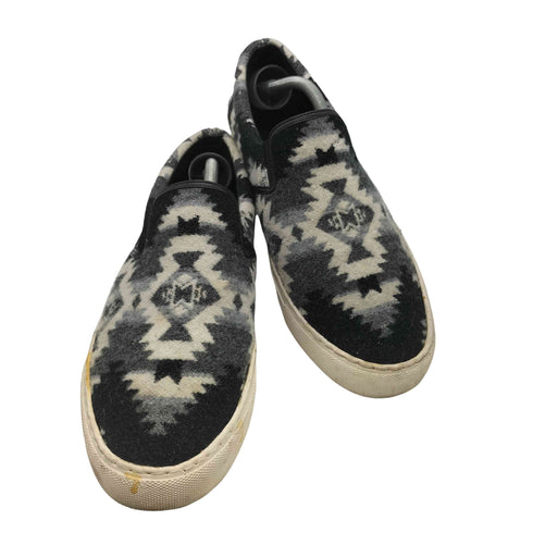 ウノピュウノウグァーレトレ 1PIU1UGUALE3 16AW ネイティブ柄 ノルディック スリッポン メンズ JPN:28