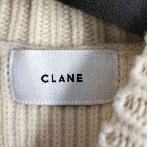 クラネ CLANE 20aw SQUARE SLEEVE KNIT VEST スクエアスリーブニットベスト レディース 1