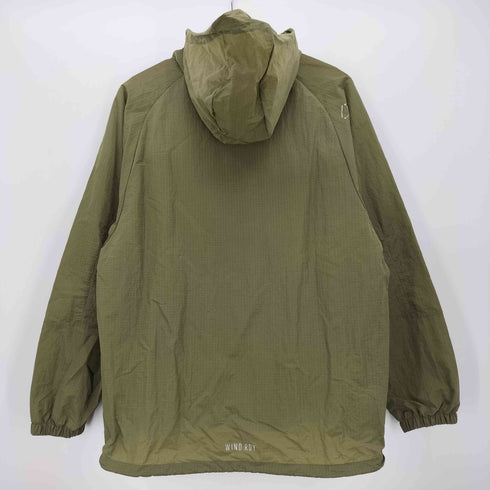 アディダス adidas パフォーマンスロゴ プリント リップストップ アノラック パーカー メンズ import:L