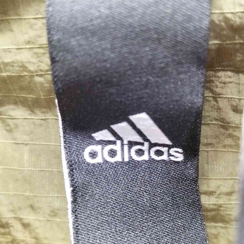 アディダス adidas パフォーマンスロゴ プリント リップストップ アノラック パーカー メンズ import:L
