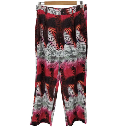 シーイン SHEIN 総柄1タックワイドパンツ メンズ