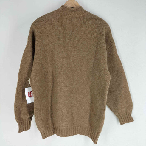 ユナイテッドカラーズオブベネトン UNITED COLORS OF BENETTON 刺繍モックネックウールニット メンズ