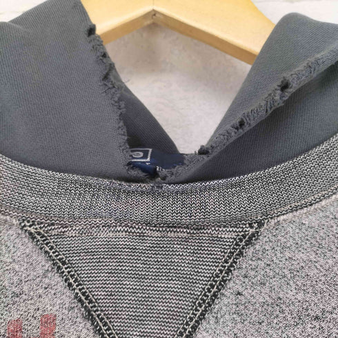 ポロバイラルフローレン Polo by RALPH LAUREN 90s 染み込みプリント Vガゼット後付けパーカー メンズ JPN:XL