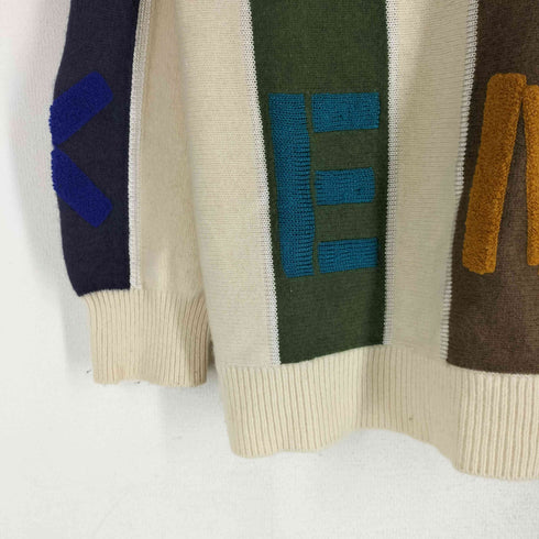 ケンゾーゴルフ KENZO GOLF ロゴ刺繍 マルチカラーモックネック ニット メンズ 2