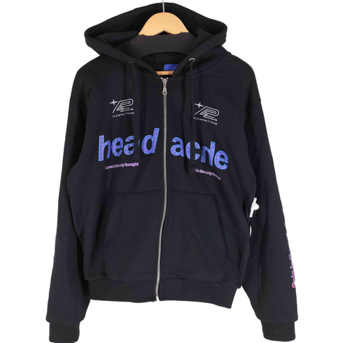 PLZ Make It Ruins 24aw HEADACHE ZIP UP HOODIE メンズ import:M