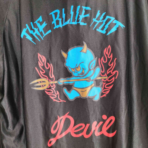 ドッグタウン DOG TOWN 90-00s THE BLUE HOT DEVIL バックプリントプルオーバーパーカー メンズ FREE