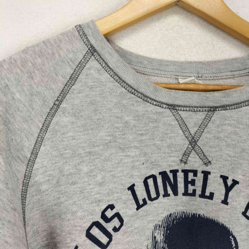 MADE IN USA LOS LONELY BOYS 染み込みプリント Vガゼットラグランスウェット メンズ JPN:XL