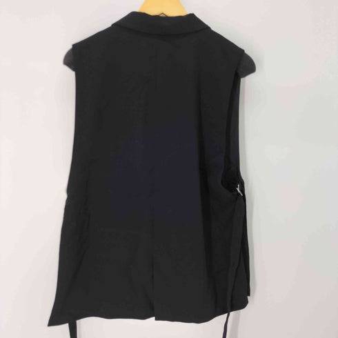 ザラ ZARA サイドスリットジレベスト レディース import:L