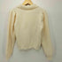 neam fulfill my dream 2023SS puff sleeve knit polo ivory レディース