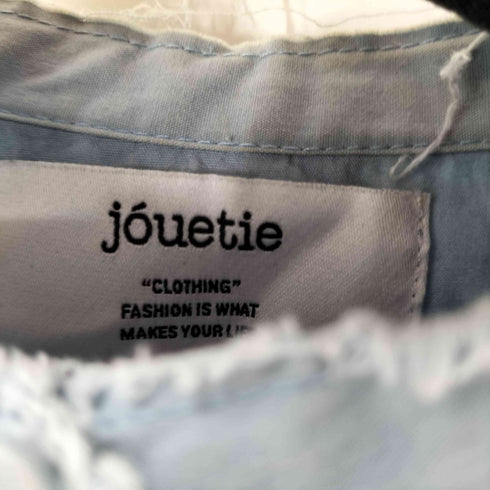 ジュエティ jouetie バンドカラーフリルブラウス レディース FREE