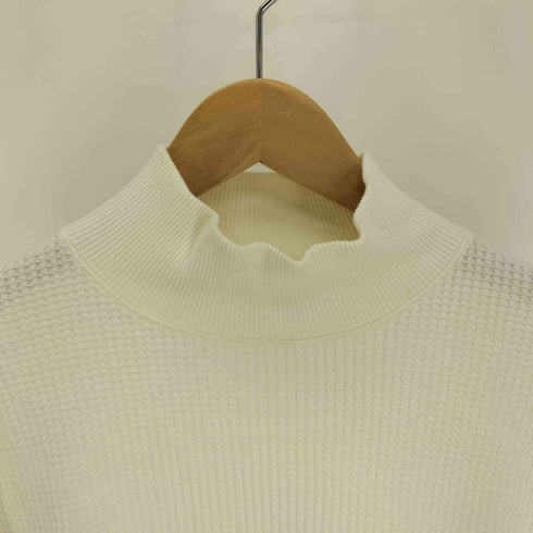 ユナイテッドアローズグリーンレーベルリラクシング UNITED ARROWS green label relaxing SC C/A ワッフル ハイネック LS カットソー モックネック メンズ JPN:S