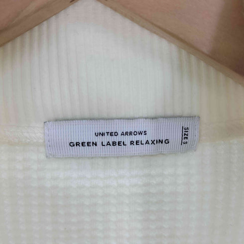 ユナイテッドアローズグリーンレーベルリラクシング UNITED ARROWS green label relaxing SC C/A ワッフル ハイネック LS カットソー モックネック メンズ JPN:S