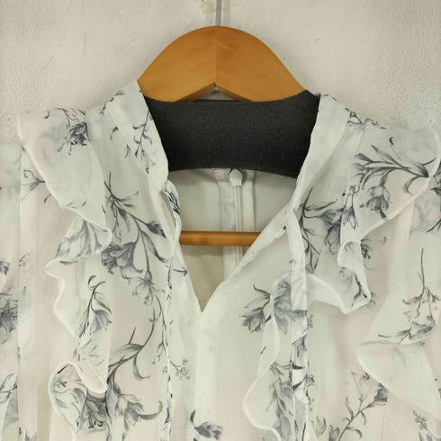 マーキュリーデュオ MERCURYDUO 花柄ラッフルプリーツティアードワンピース レディース JPN:M
