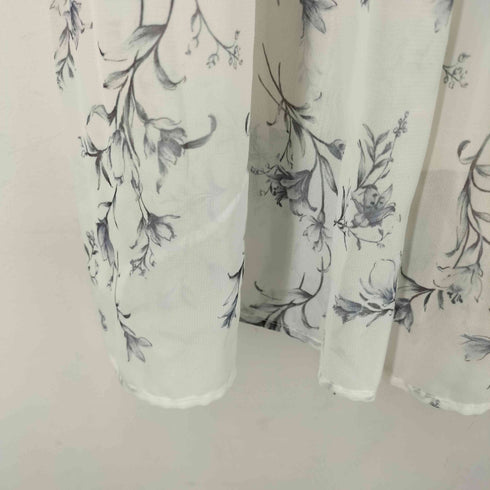 マーキュリーデュオ MERCURYDUO 花柄ラッフルプリーツティアードワンピース レディース JPN:M