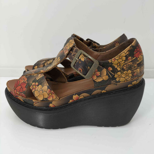 ドクターマーチン Dr.Martens ADAYA 和柄 厚底サンダル レディース EUR:38