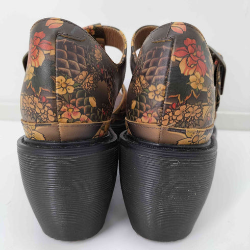 ドクターマーチン Dr.Martens ADAYA 和柄 厚底サンダル レディース EUR:38