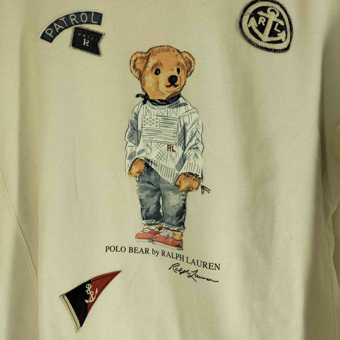 ポロラルフローレン POLO RALPH LAUREN ポロベアー プリントスウェット メンズ import:M