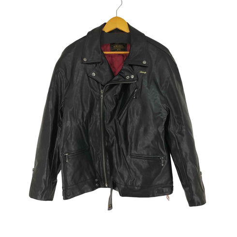 サブサエティ Subciety 23AW FAKE LEATHER RIDERS JKT フェイクレザージャケット メンズ JPN:L