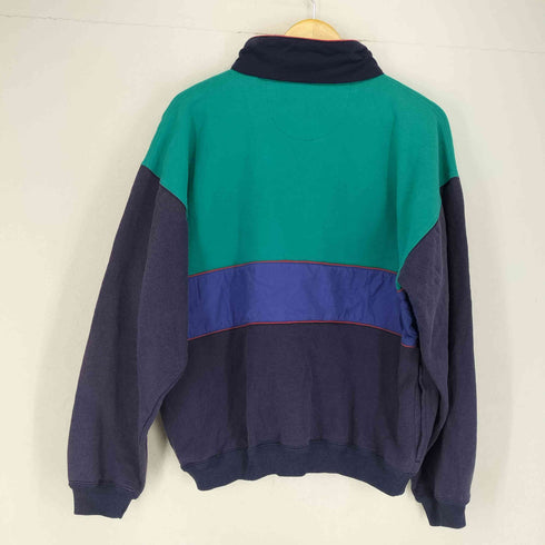 エディーバウアー Eddie Bauer クレイジーパターン ハーフジップ プルオーバー メンズ import:L