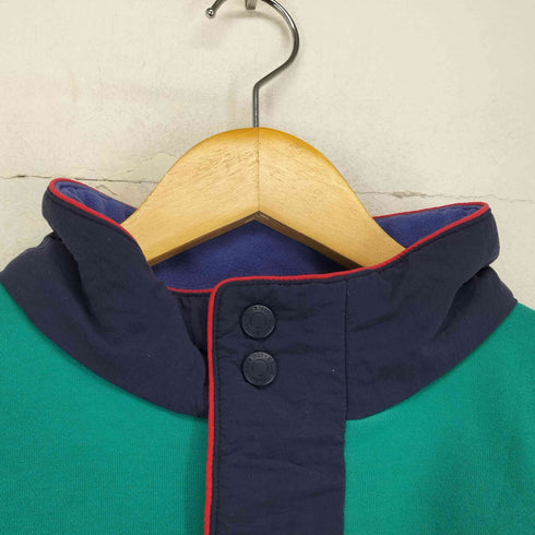 エディーバウアー Eddie Bauer クレイジーパターン ハーフジップ プルオーバー メンズ import:L