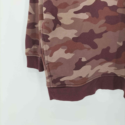 オールドネイビー OLD NAVY カモ柄 ハーフジップ ハイネックスウェット メンズ M