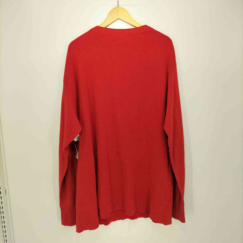 80-90s オーバーサイズ ヘンリーネックシャツ メンズ import:XL