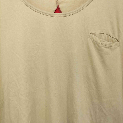 レー Leh バックデザイン クルーネック ロングスリーブTシャツ ロンT メンズ