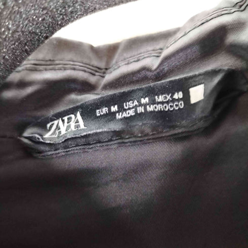 ザラ ZARA ラインデザイン リブ コーチジャケット メンズ JPN:M