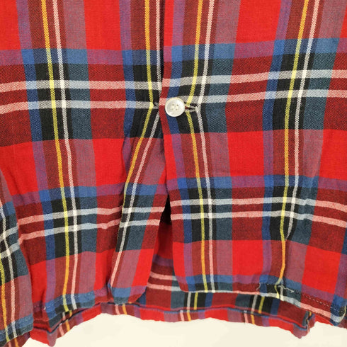 ペニーズ PENNEYS 60S レーヨン チェック L/S オープンカラーシャツ メンズ JPN:L