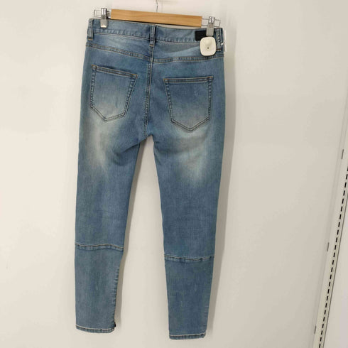 ダンケシェーン Danke Schon 21SS 裾ジップ ダメージ加工 スキニー デニムパンツ メンズ 30